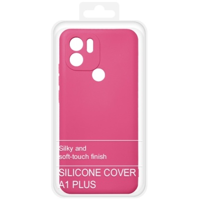 Купить силіконовий чохол soft silicone case для xiaomi redmi a1 plus/a2 plus (малиновий) онлайн