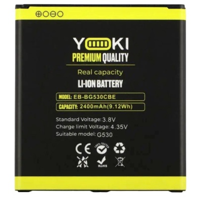 акумулятор yoki для samsung eb-bg530cbe - g530 galaxy grand prime 