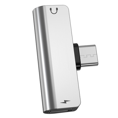 перехідник hoco ls26 type-c - aux (3.5mm) (сталевий) 