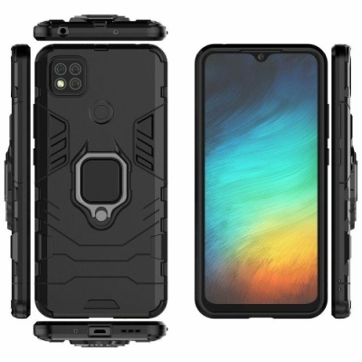 Купить чохол-накладка armor magnet для xiaomi redmi 9c/10a - black онлайн