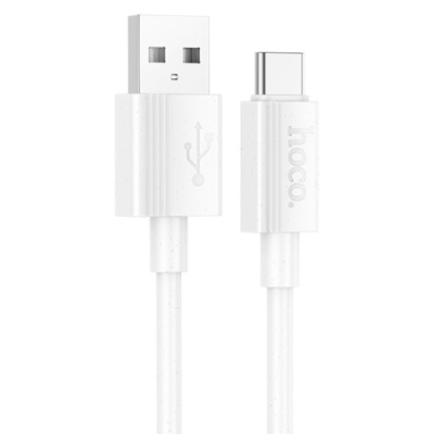кабель hoco x107 usb - type-c 3.0a/1m (білий) 