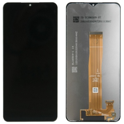 дисплей для samsung a022, a125, a326, m127, m022 з чорним тачскріном (sm-a022f v01) (service pack)