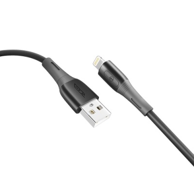 кабель ridea rc-si35 siliconepro usb - lightning 12w/1m (чорний) 