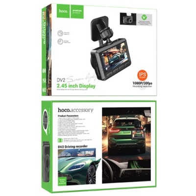 Відеореєстратор Hoco DV2 (Чорний)