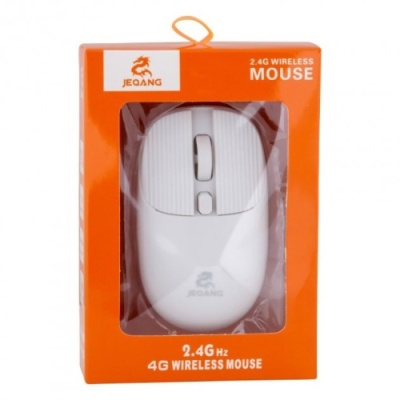 мишка бездротова jeqang jw-219 4g (білий) 