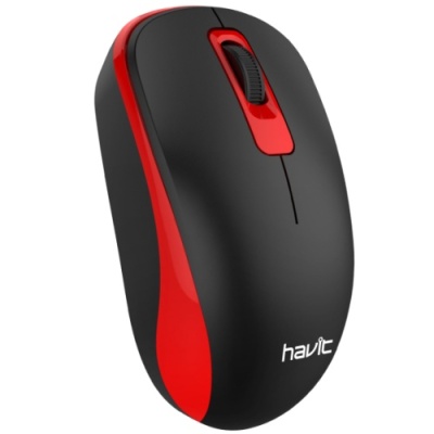 мишка бездротова havit hv-ms626 black-red 