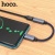 перехідник hoco ua29a type-c(male) to lightning(female) 0.15m (сірий) 