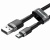 кабель baseus cafule usb - microusb 2a/3m (camklf-hg1) (black-grey) 