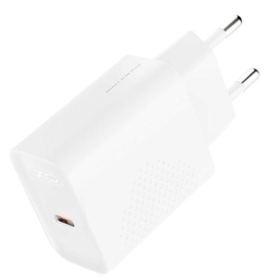 мережевий зарядний пристрій xo l160 1type-c/20w/pd (бiлий) 