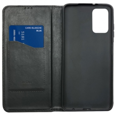Купить чохол-книжка leather fold для zte blade v2020 smart (чорний) онлайн