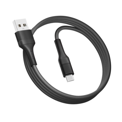 кабель ridea rc-m122 fila usb - type-c 3a/1m (чорний) 