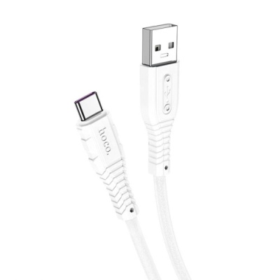 кабель hoco x67 usb - type-c 5a/1m (білий) 