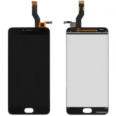 дисплей для meizu m3 note (l681h) боковой шлейф + touchscreen black (oem)