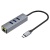 USB HUB Hoco HB34 Type-C Easy link Gigabit network adapter (Type-C to USB3.0*3+RJ45) 0,15m Metal Grey usb hub hoco hb34 type-c easy link gigabit network adapter (type-c to usb3.0*3+rj45) 0,15m metal grey