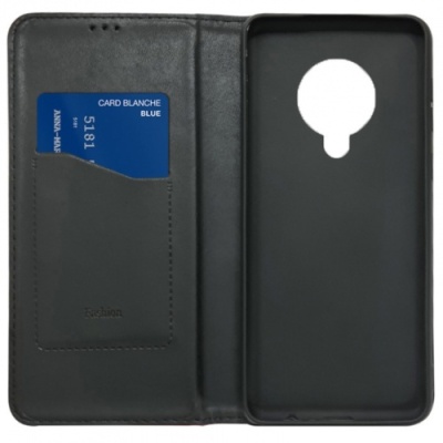 Купить чохол-книжка leather fold для nokia g10/g20 (чорний) онлайн