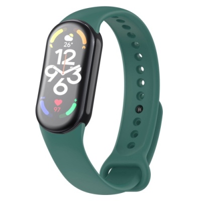 ремінець для xiaomi mi band 8/9/10 midnight green 