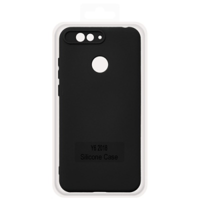 Купить чохол soft silicone case full для huawei y6 2018 (black) онлайн