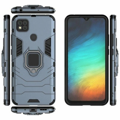 Купить чохол-накладка armor magnet для xiaomi redmi 9c/10a - blue онлайн