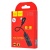 перехідник hoco ls17 lightning - (aux (3.5mm)+lightning charge) (червоний) 