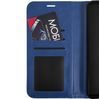 Купить чохол-книжка elegant для xiaomi redmi 15c/poco c85 (171.6/79.5/8mm) (синій) онлайн