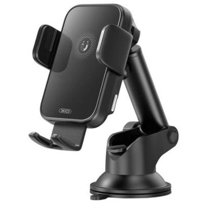 Автотримач XO WX-036 Wireless Charger 15W (Чорний)