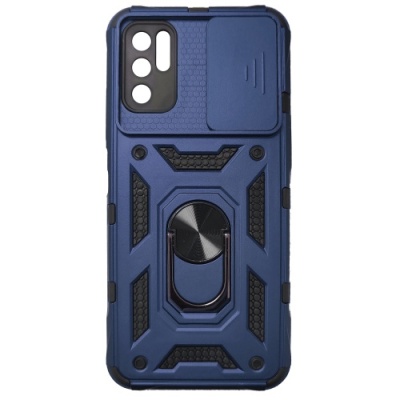 Купить чохол-накладка armor magnet camshield для xiaomi redmi note 10 5g - dark blue онлайн