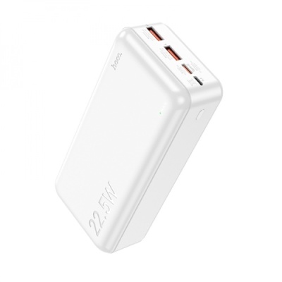 додаткова батарея power bank hoco j101b astute 22.5w fully compatible 30000 mah (білий) 