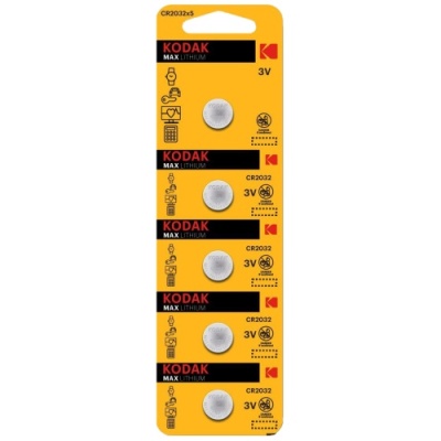 батарейка kodak cr2032 (5шт) 