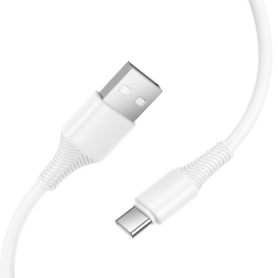 кабель hoco x120 usb - type-c 3.0a/1m (білий) 