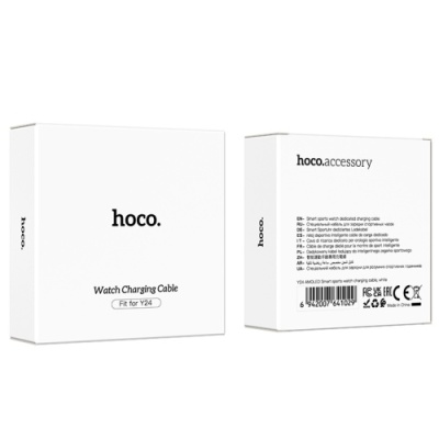 зарядний пристрій для смарт-годинника hoco y24 (білий) 