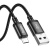 кабель hoco x89 wind usb - microusb 2.4a/1m (чорний) 