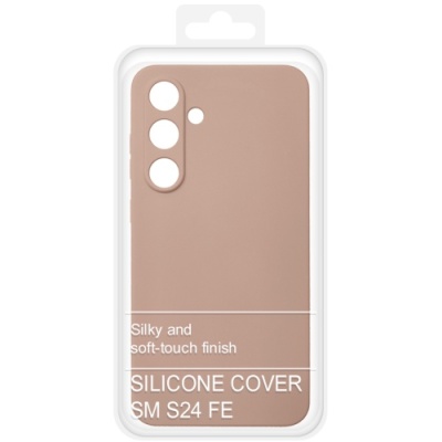 Купить силіконовий чохол soft silicone case для samsung s721 galaxy s24 fe (пудра) онлайн