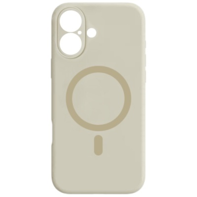 Купить чохол silicone case full camera with magsafe для apple iphone 16 (antique white) онлайн