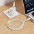 Кабель Hoco X124 Silicone USB - Lightning 2.4A/1m (Білий) кабель hoco x124 silicone usb - lightning 2.4a/1m (білий)