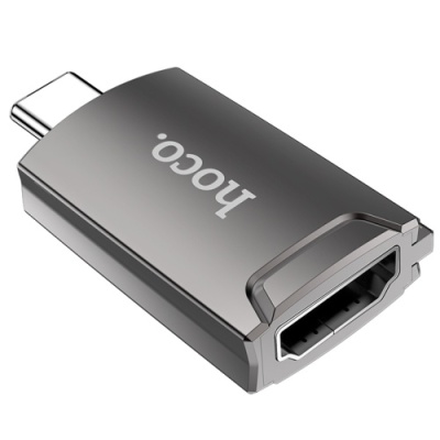 перехідник hoco ua19 type-c - hdmi 4k (сірий) 