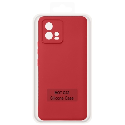 Купить чохол soft silicone case full для motorola g72 (red) онлайн
