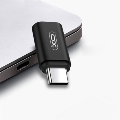 перехідник xo nb131 microusb - type-c (чорний) 