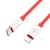 кабель hoco x87 magic silicone (pd) type-c - lightning 20w 3a/1m (червоний) 