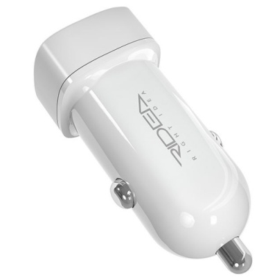 Автомобільний Зарядний Пристрій Ridea RCC-21012 Grand 2USB 2.4A (Білий)