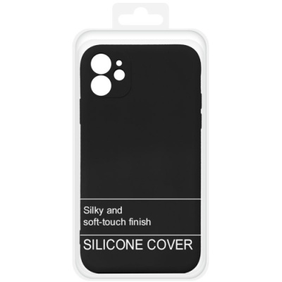 Купить чохол silicone case для apple iphone 11 (18) black - full camera онлайн