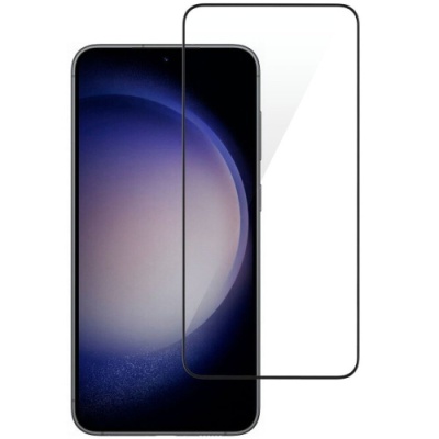 захисне скло glass 5d premium для samsung s916 galaxy s23 plus (чорний) 