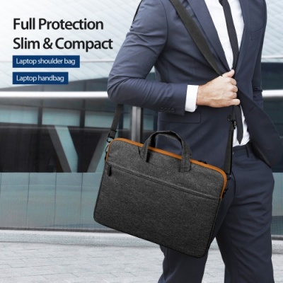сумка для ноутбука dux ducis lbjc shoulder bag for 15.5"-16" (black) 