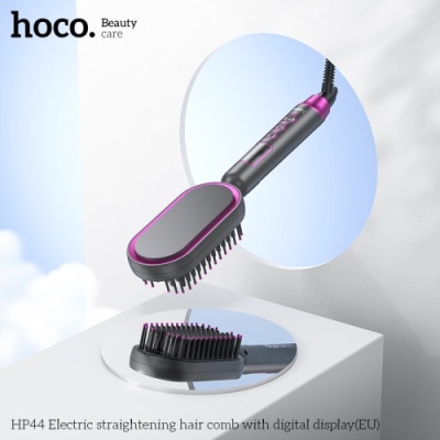 гребінець-випрямляч для волосся hoco hp44 (rose red) 