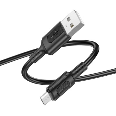 кабель borofone bx111 usb - microusb 2.4a/1m (чорний) 