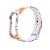 ремінець для xiaomi mi band 5/6/7 №18 фіолетові/помаранчеві квіти 