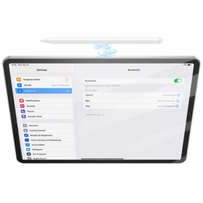 стилус hoco gm107 magnetic charging ipad (білий) 