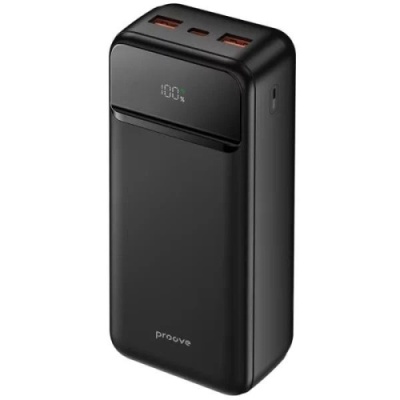 додаткова батарея power bank proove illuminator 2 pd20w+qc3.0 22.5w 20000mah (black) 