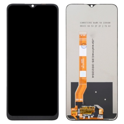 дисплей для realme c35 в зборі з сенсором black original