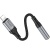 перехідник hoco ls36a lightning - aux (3.5mm) (сірий) 