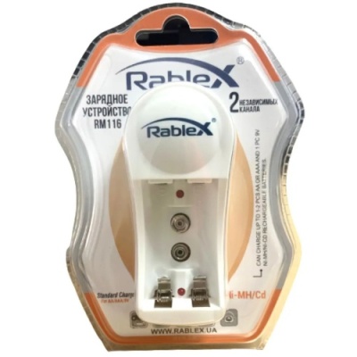 зарядний пристрій rablex rm-116 2ак 